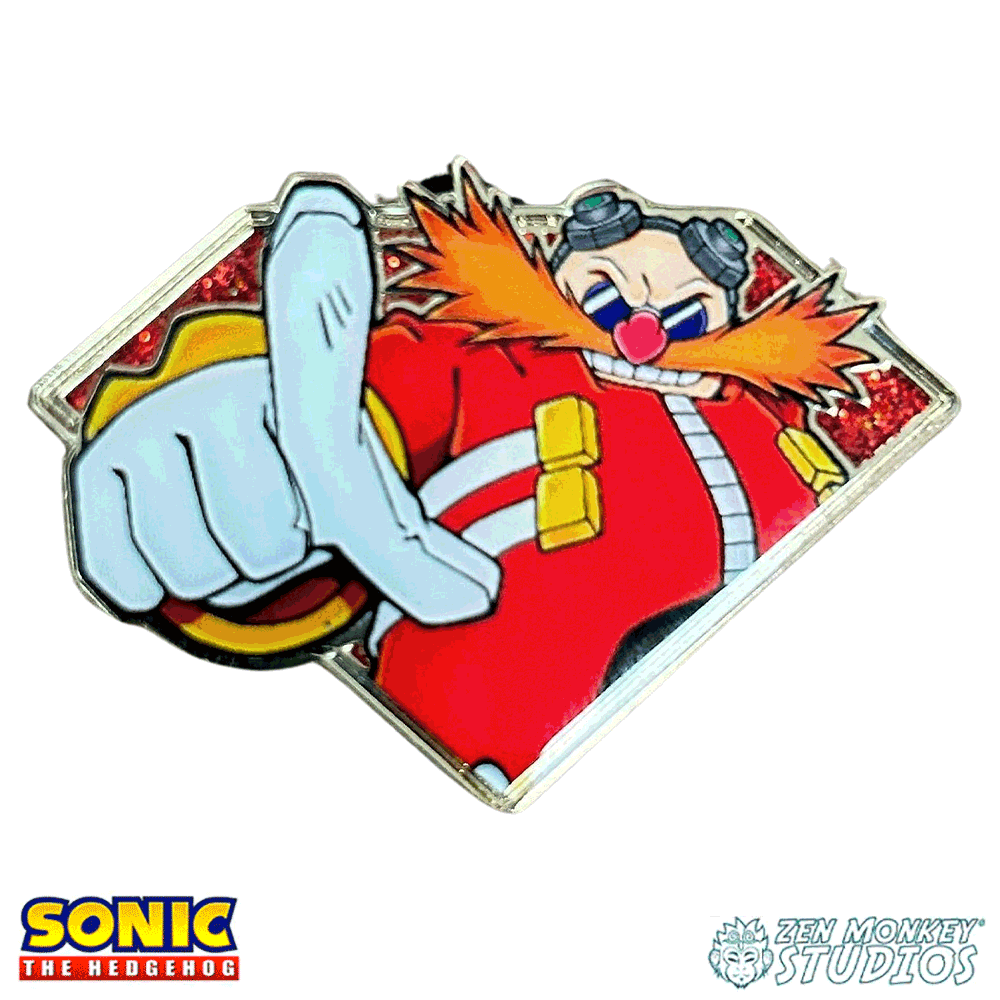 Golden Series 2: Emerald Dr. Eggman - Sonic The Hedgehog Collectible Pin