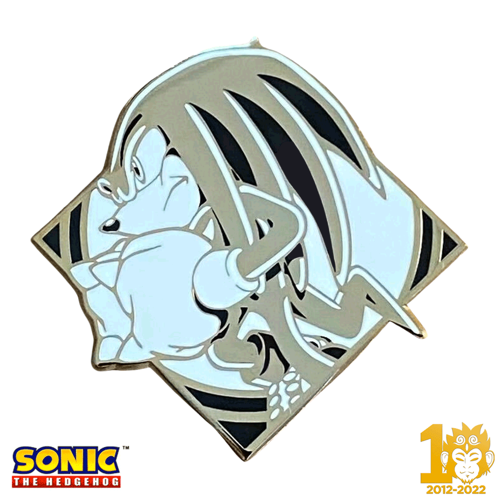 ZMS 10th Anniversary: Knuckles -  Sonic The Hedgehog Pin