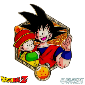 Golden Series 2: Goku and Baby Gohan - Dragonball Z Pin