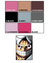 Load image into Gallery viewer, Numbered Canvas: Gear Six - 24" x 36" grid canvas.