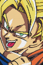 Load image into Gallery viewer, Numbered Canvas: Legendary Warrior - 24" x 36" grid canvas.