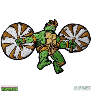 Leaping Michelangelo   - TMNT Patch