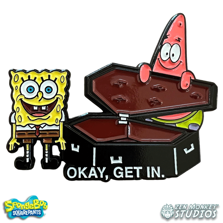 Okay, Get In. - Spongebob Squarepants Pin