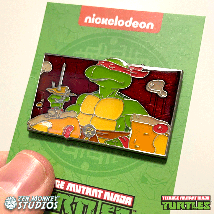 Raphael is Cool, But Crude: TMNT Collectible Enamel Pin