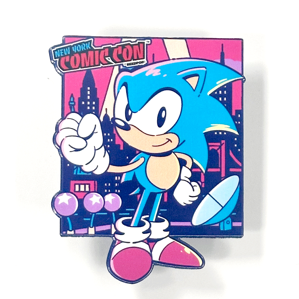 NYCC Special Classic Sonic Sonic the Hedgehog Enamel Pin | Zen