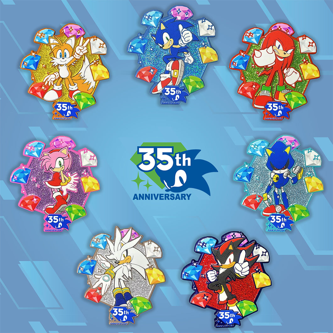 Sonic the Hedgehog 35th Anniversary Blind Bag Pin | Zen Monkey Studios