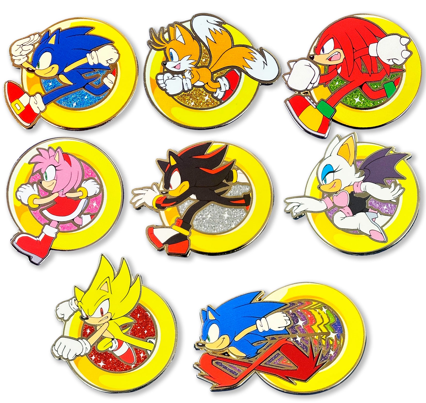 Sonic the Hedgehog Blind Bag Enamel Pins | Zen Monkey Studios