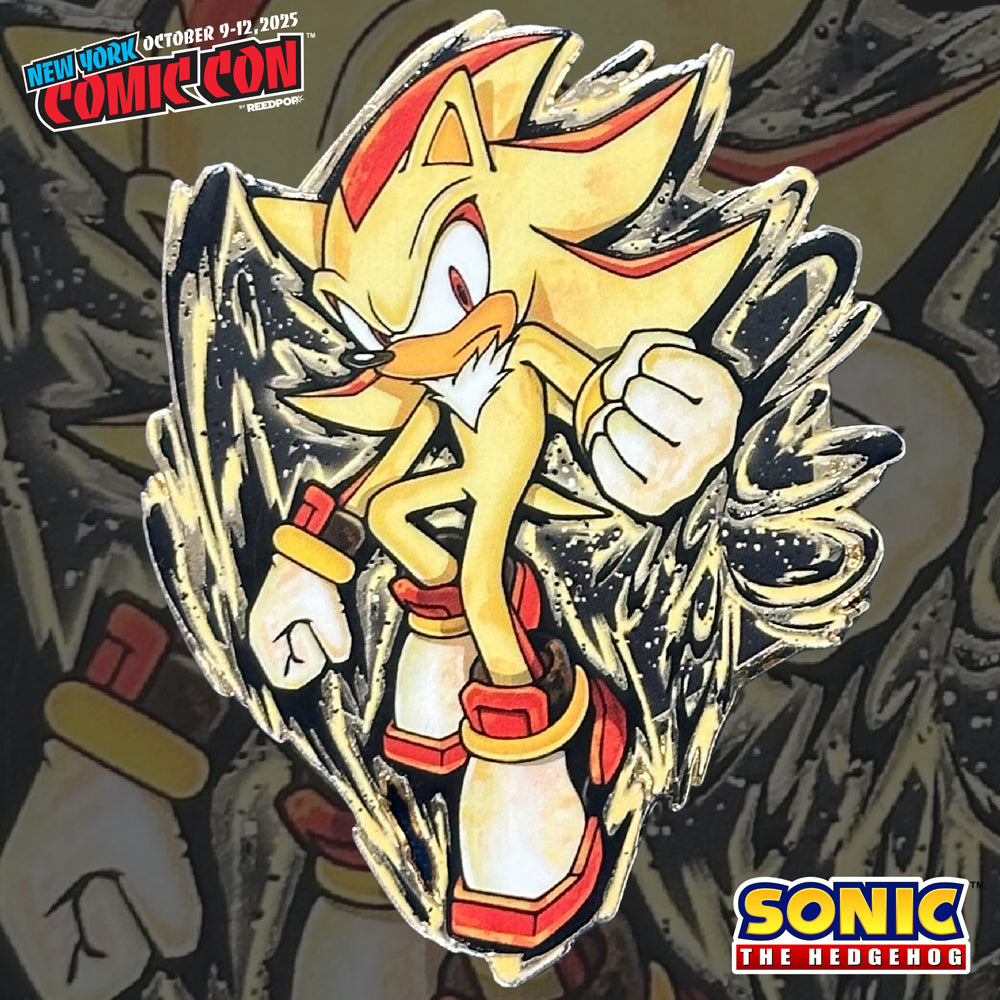 Super Shadow Limited Edition Pin Sonic the Hedgehog Painterly