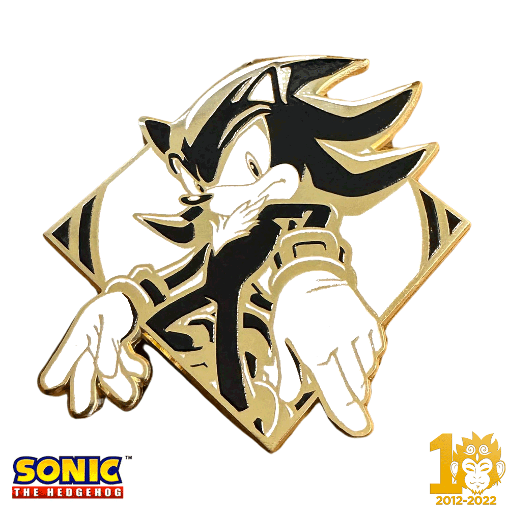 ZMS 10th Anniversary: Shadow the Hedgehog - Sonic the Hedgehog Pin