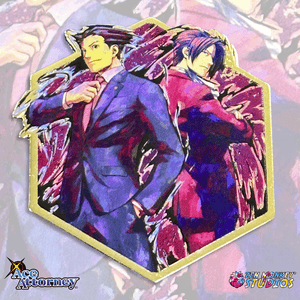 Painterly Series: Ace Attorney Back To Back - Limited Edition Pin