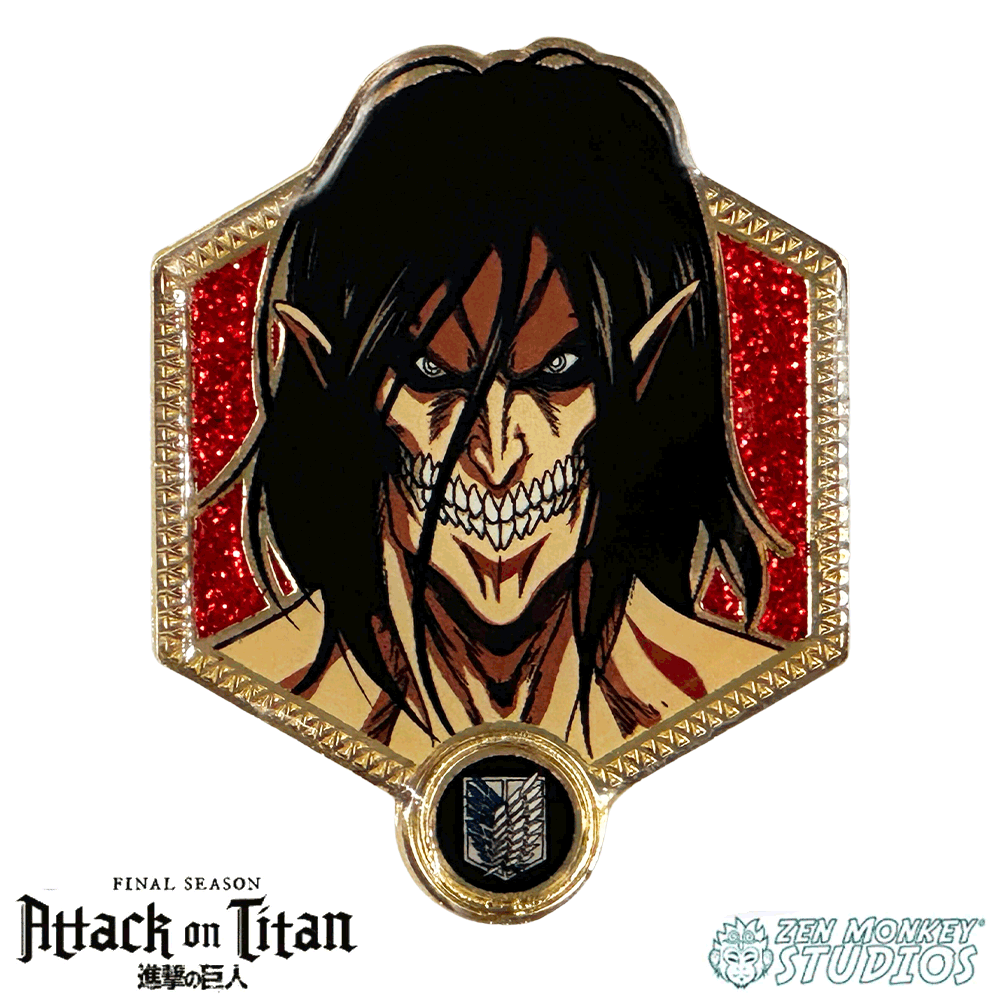 Golden Series 2: Attack Titan - Attack on Titan Pin – Zen