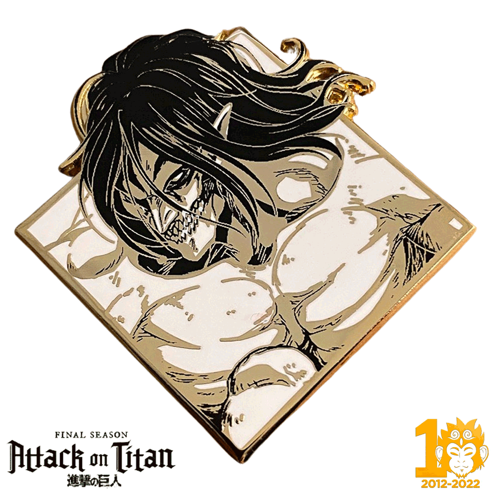 ZMS 10th Anniversary: Attack Titan - Attack on Titan Final Season Pin