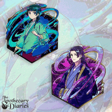 Load image into Gallery viewer, Painterly Series: Maomao and Jinshi Pinset – Anime NYC Exclusive Pins
