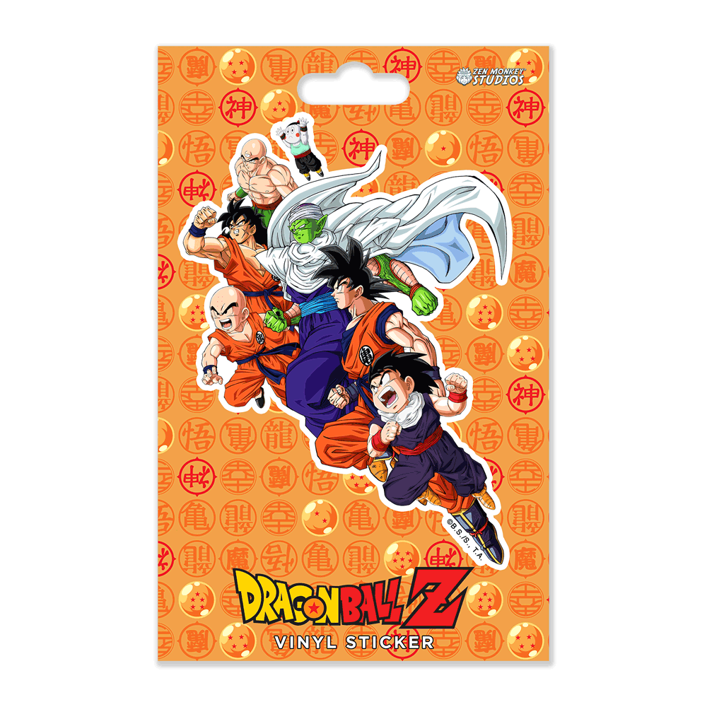 Goku and Friends - DBZ Sticker – Zen Monkey Studios