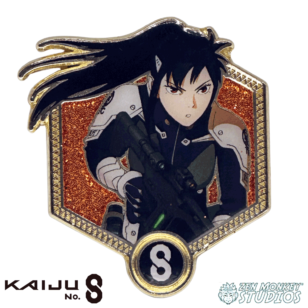 Mina Ashiro - Golden Series 2 - Kaiju No. 8 Pin – Zen Monkey Studios Mina Ashiro - Golden Series 2 - Kaiju No. 8 Pin – Zen Monkey Studios