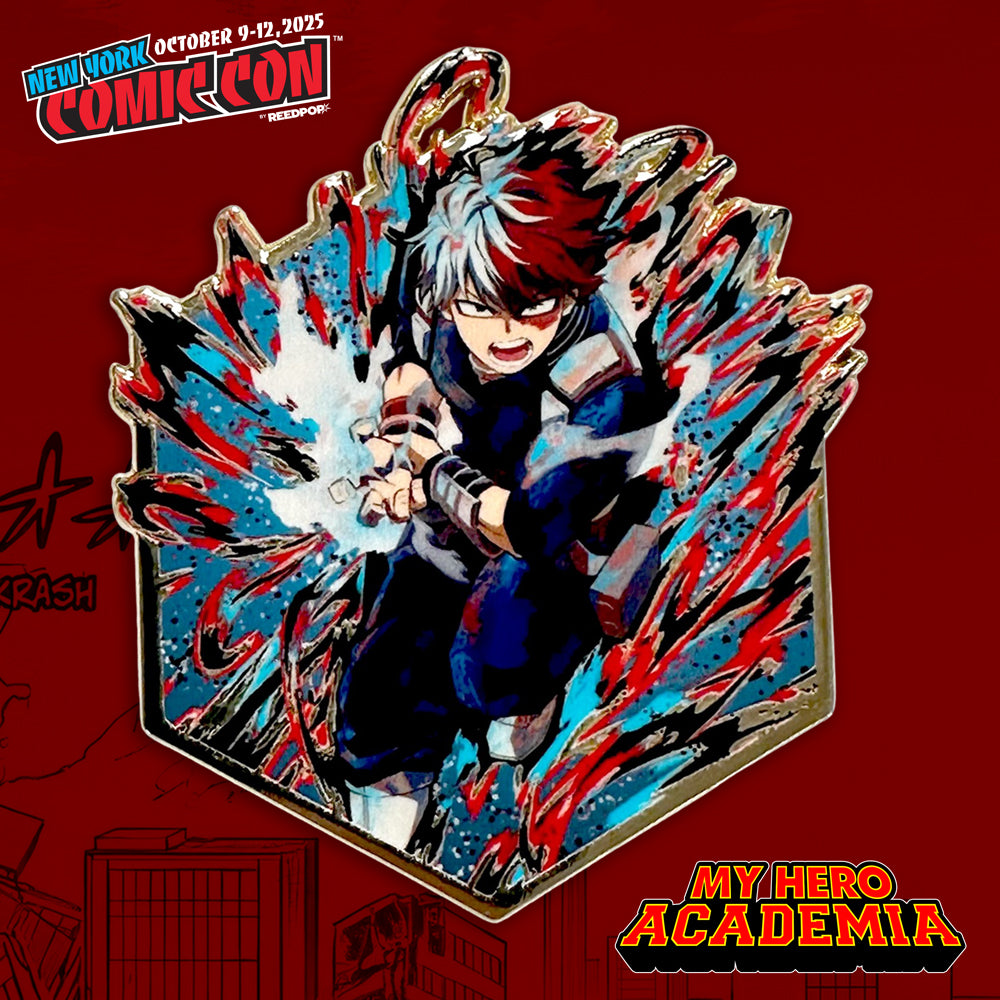 Todoroki My Hero Academia Painterly Series Enamel Pin | Zen Monkey