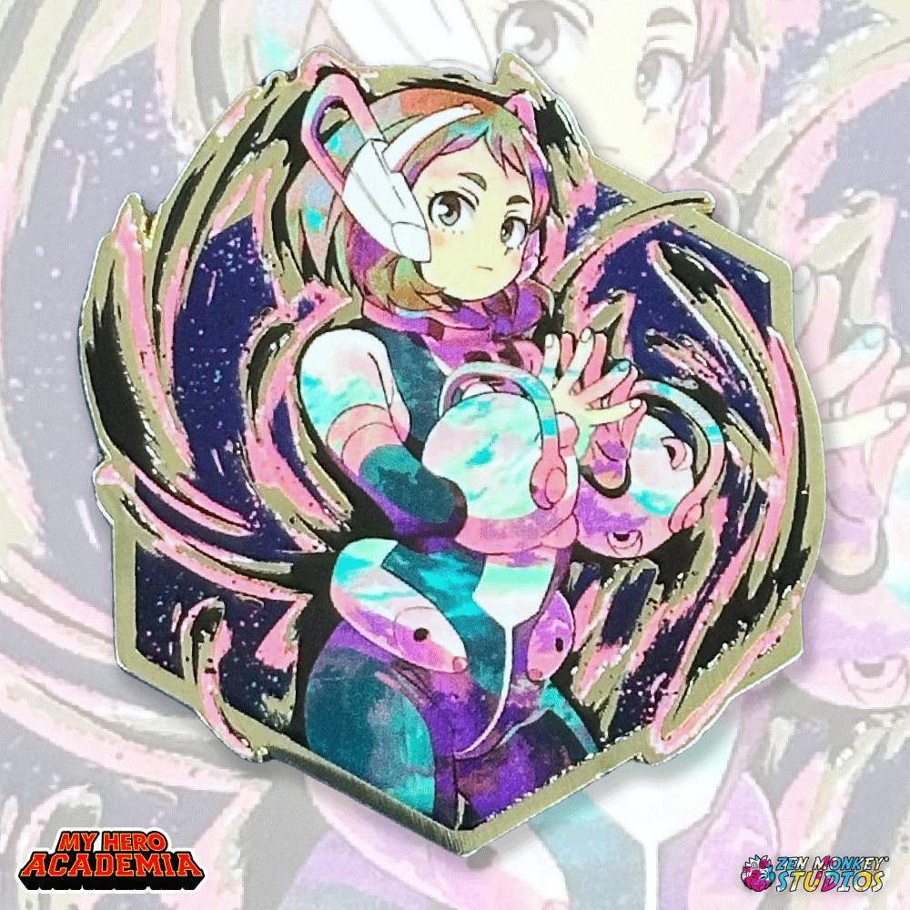 Ochaco Uraraka My Hero Academia Painterly Series Enamel Pin | Zen