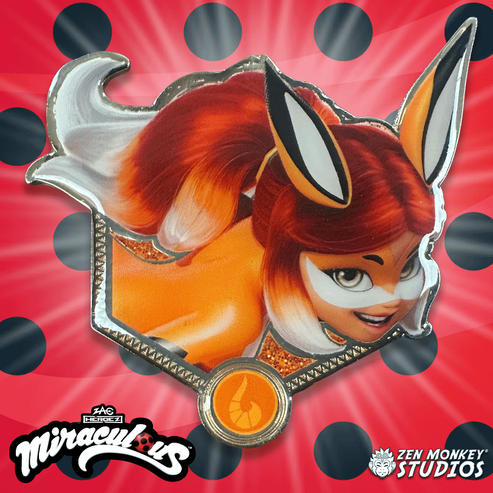 Golden Series 2: Rena Rouge - Miraculous Ladybug Pin – Zen Monkey