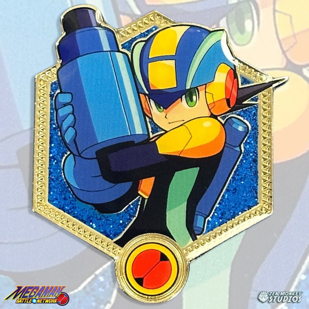 Megaman.EXE Mega Man Enamel Pin | Zen Monkey Studios