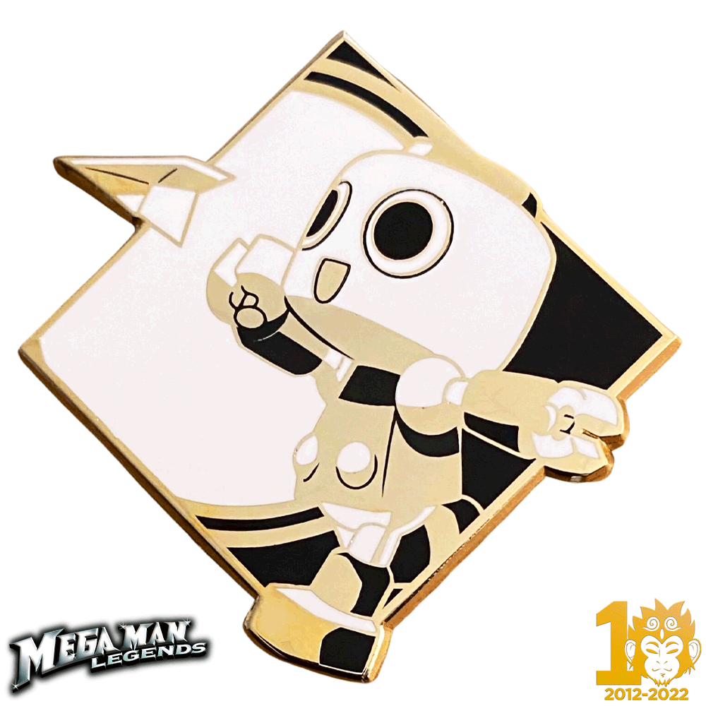 ZMS 10th Anniversary: Serv Bot -  Mega Man Legends Pin