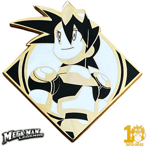 ZMS 10th Anniversary: Rock Volnutt -  Mega Man Legends Pin