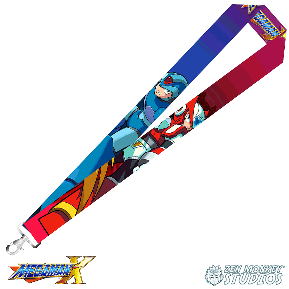 X and Zero - Mega Man X Lanyard – Zen Monkey Studios