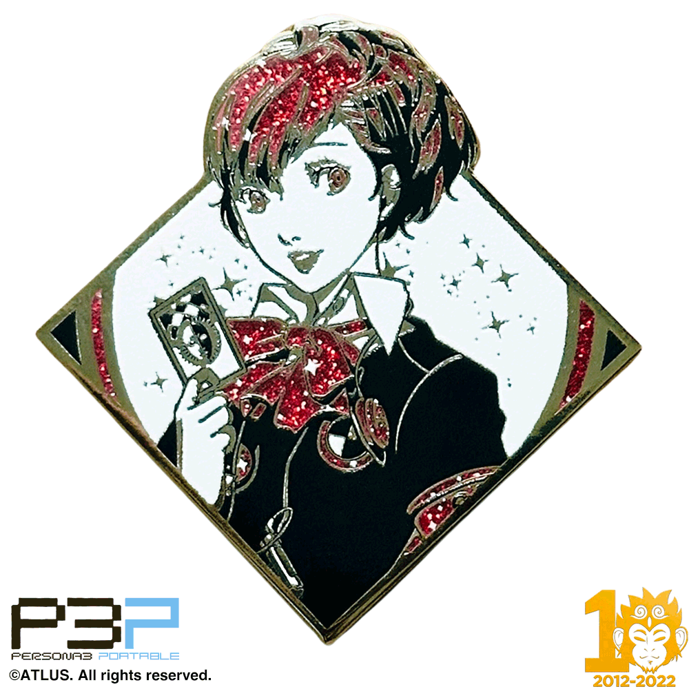 ZMS 10th Anniversary: Shimmering Female Protagonist - Persona 3 Portable Pin