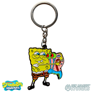 SpongeBob Hugging Gary - Spongebob Squarepants Keychain