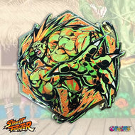 Blanka Street Fighter 6 enamel pin by Zen Monkey Studios