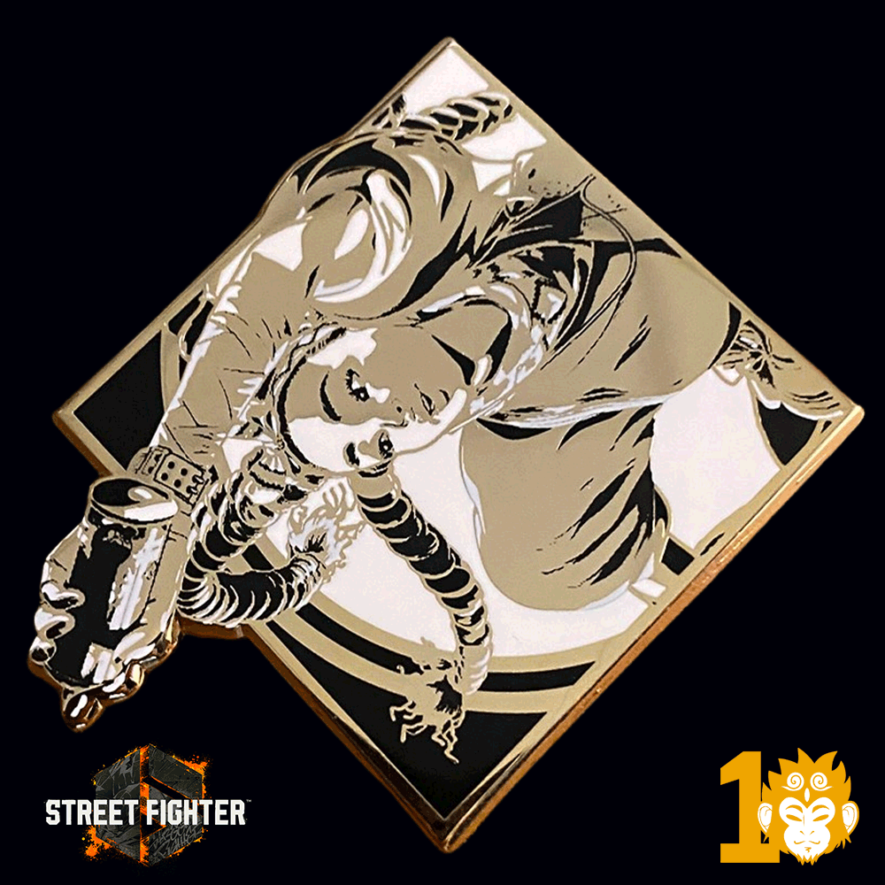 MAY238591 - STREET FIGHTER 6 10TH ANN SERIES GUILE LTD ED PIN - Previews  World
