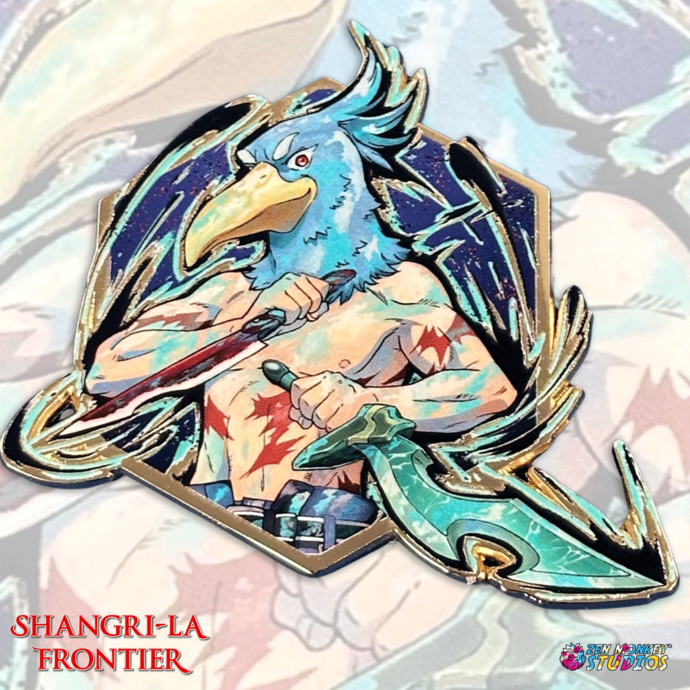 Painterly Series: Sunraku - Limited Edition Pin