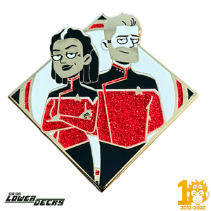 ZMS 10th Anniversary: Cpt. Freeman and Cmdr. Ransom - Star Trek: Lower Decks Pin