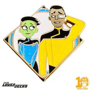 ZMS 10th Anniversary: Tendi and Rutherford - Star Trek: Lower Decks Pin