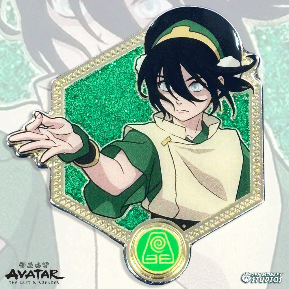 Golden Series 2: Toph - The Last Airbender Pin