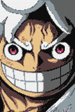 Load image into Gallery viewer, Numbered Canvas: Gear Six - 24&quot; x 36&quot; grid canvas.
