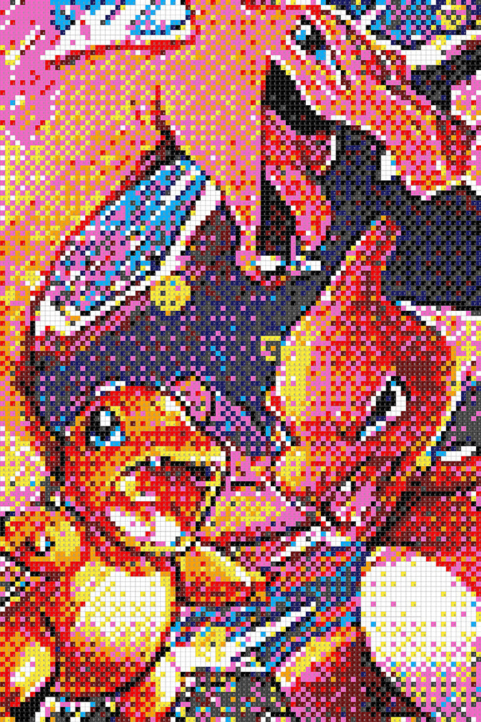 Numbered Canvas: Gen 1 Fire Evolution - 24