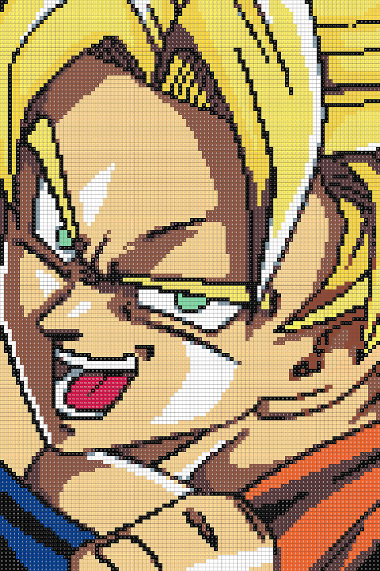 Numbered Canvas: Legendary Warrior - 24