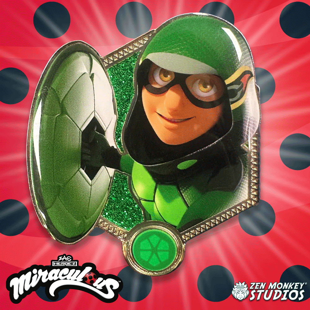 Carapace Miraculous Ladybug Enamel Pin | Zen Monkey Studios