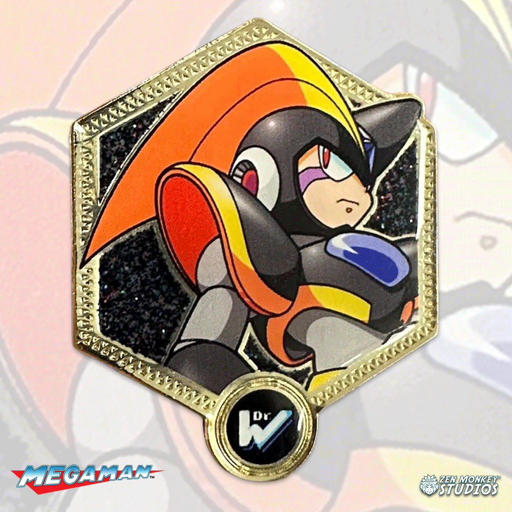 Golden Series 2: Bass - Mega Man Classic Pin – Zen Monkey Studios