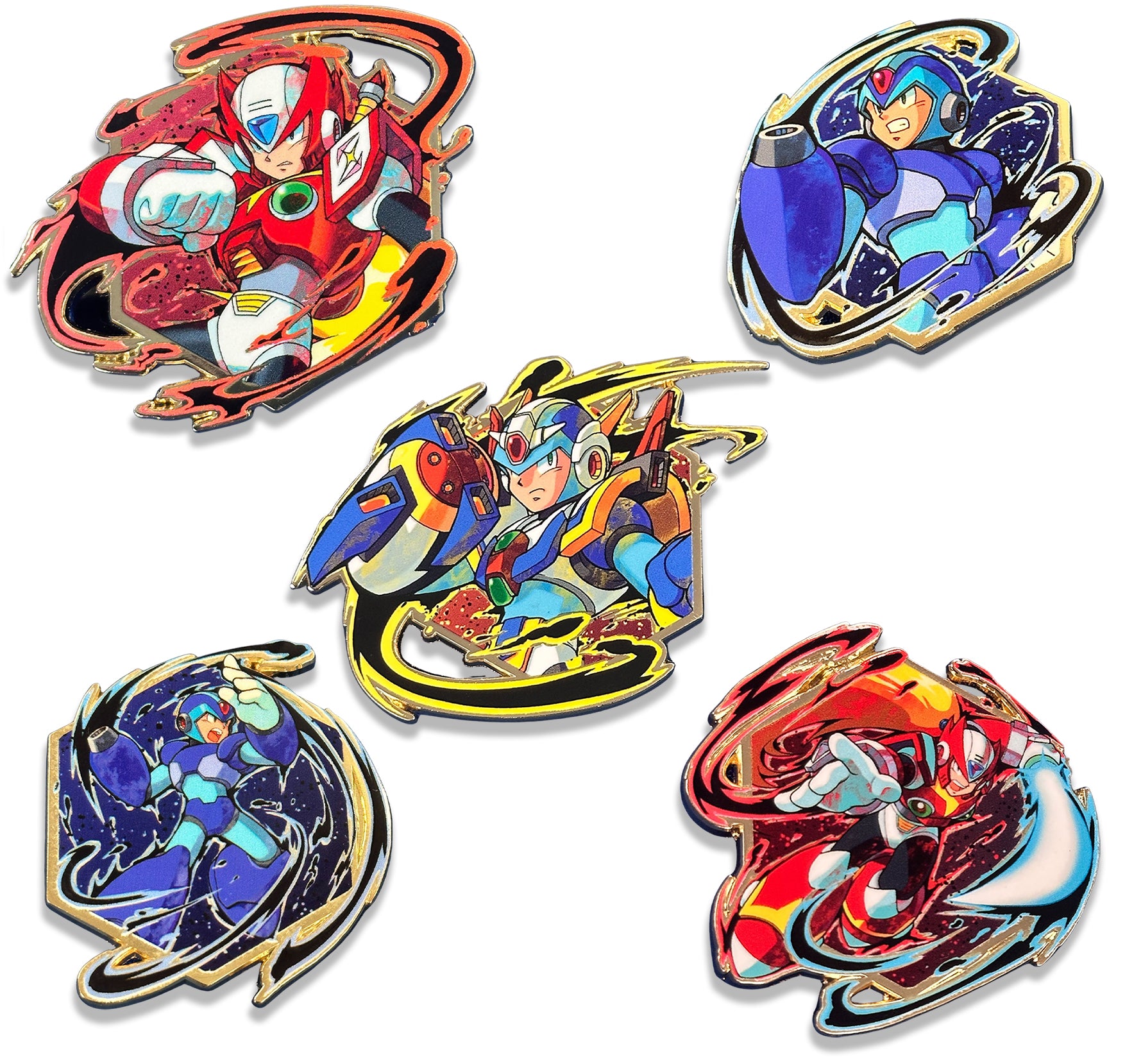 SEGA　ピンバッジ Mega Man Blind Bag Enamel Pins | Zen Monkey Studios