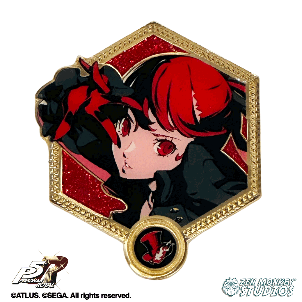 Violet Persona 5 Royal Enamel Pin | Zen Monkey Studios