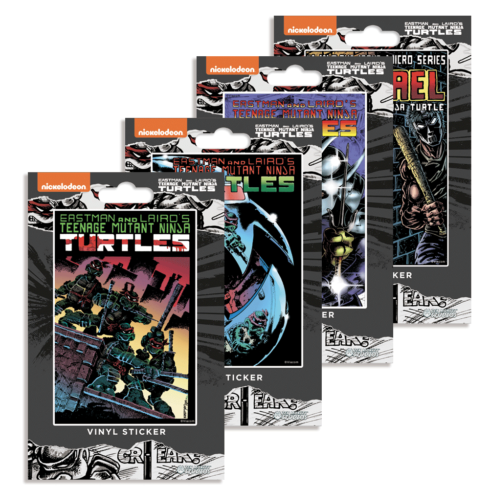 Mirage Comics Cover Art (Issues 1-4) - TMNT Sticker Pack