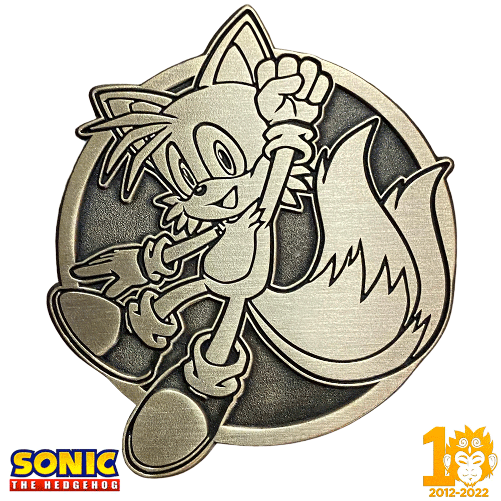 ZMS 10th Anniversary: Tails - Sonic The Hedgehog Pin – Zen Monkey Studios