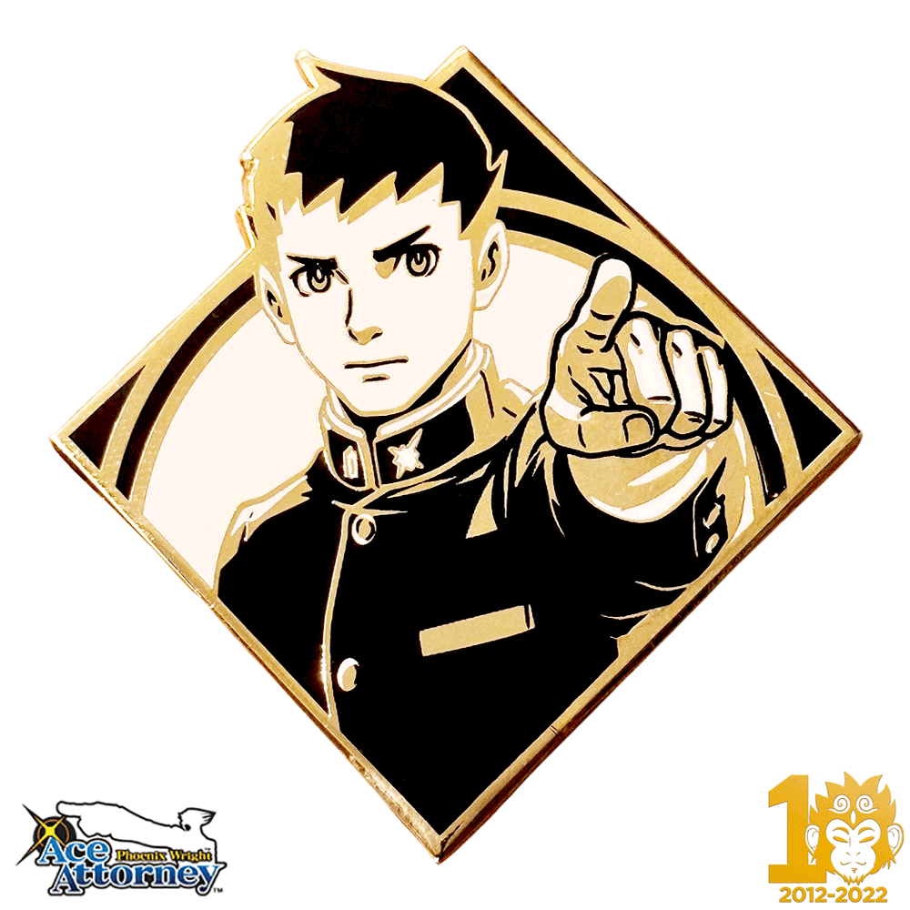 ZMS 10th Anniversary: Ryunosuke Naruhodo - Ace Attorney Pin