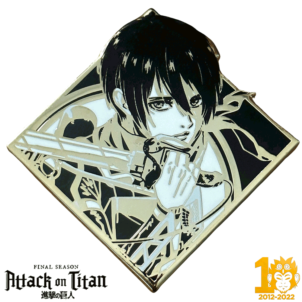 ZMS 10th Anniversary: Mikasa -  Attack On Titan Final Season Pin