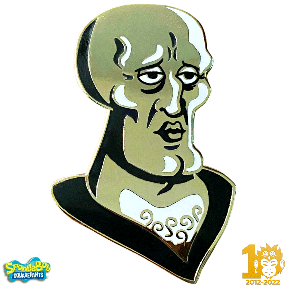 ZMS 10th Anniversary: Handsome Squidward Pin