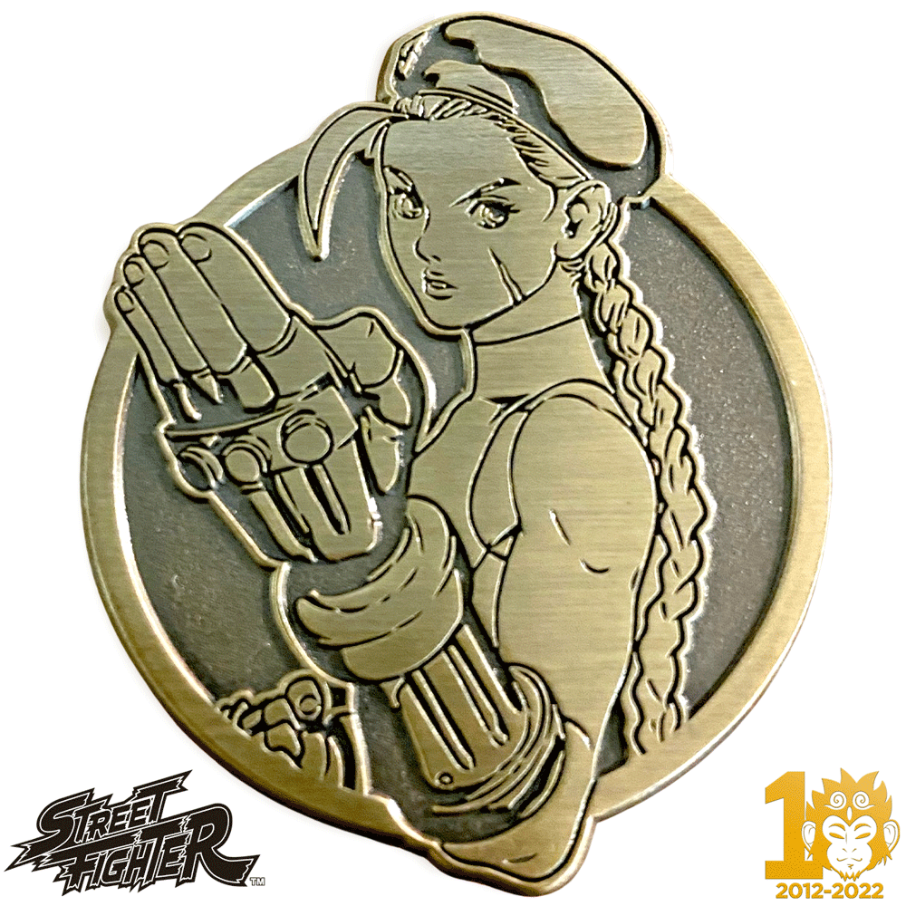 Limited Edition Emblem: Cammy - Street Fighter Enamel Pin – Zen Monkey  Studios