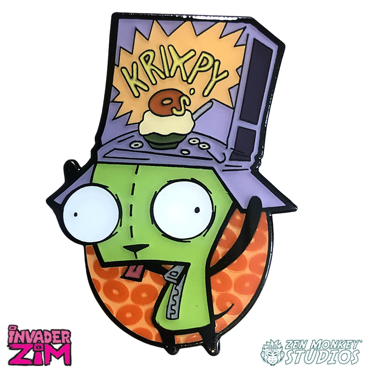 Gir's Cereal Hat - Invader Zim Pin