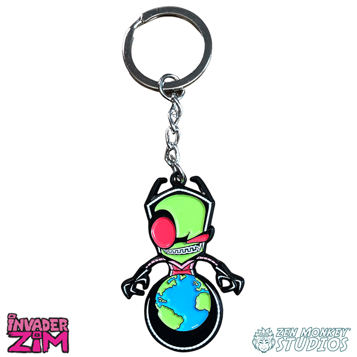 World Domination! - Invader Zim Keychain – Zen Monkey Studios