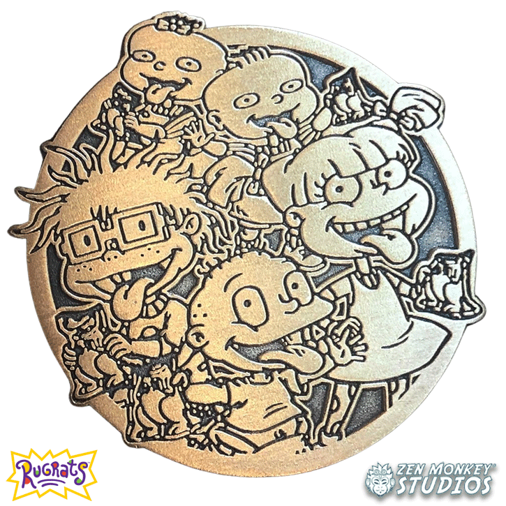 Limited Edition Emblem: Reptar Bar Snack - Rugrats Enamel Pin